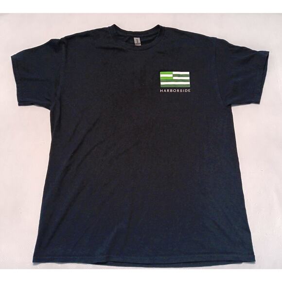 Harborside Health Cannabis Graphic T Shirt San Francisco SF Weed 420 Marijuana - Picture 3 of 9